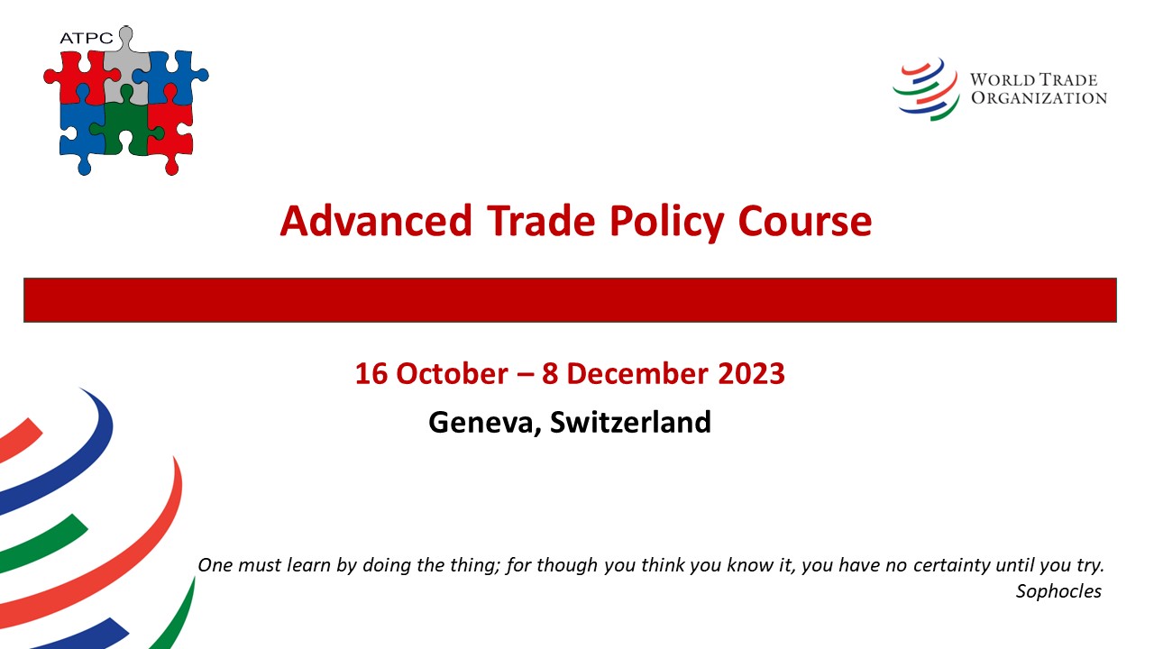 WTO eLearning Platform All courses